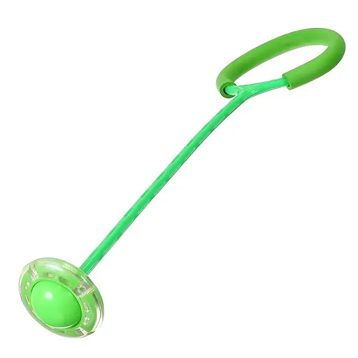 Интерактивная нейроскакалка MS 3235 с LED-подсветкой, для развития координации и баланс, зеленая