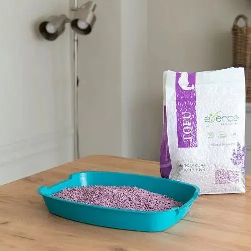 Наполнитель для кошачьего туалета Essence из тофа с ароматом лаванды 6 л - фото 2