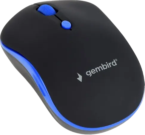 Мышь беспроводная Gembird MUSW-4B-03-B Black/Blue