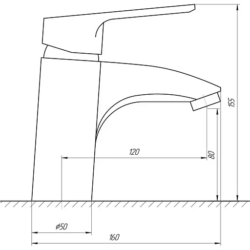 Змішувач для раковини Globus Lux SEVA GLSV-0101 - фото 4