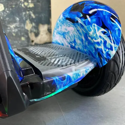 Гироскутер Ninebot Mini С Ручкой Огонь и лед - фото 6