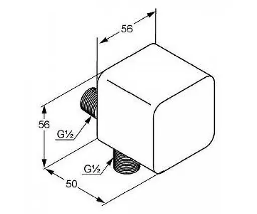 Шланговое подсоединение Kludi 6554005-00 - фото 2