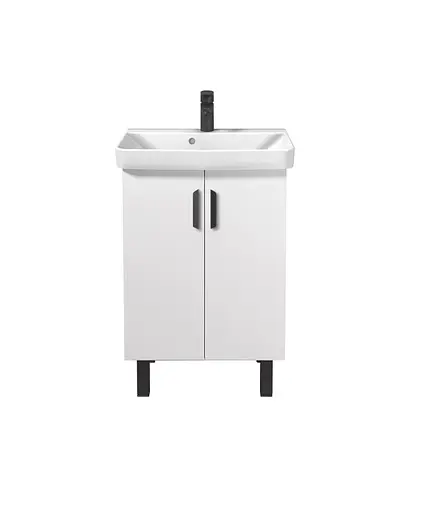 Тумба Мойдодир Idea 55-U з умивальником River 55 Білий універсальна Білий - фото 4