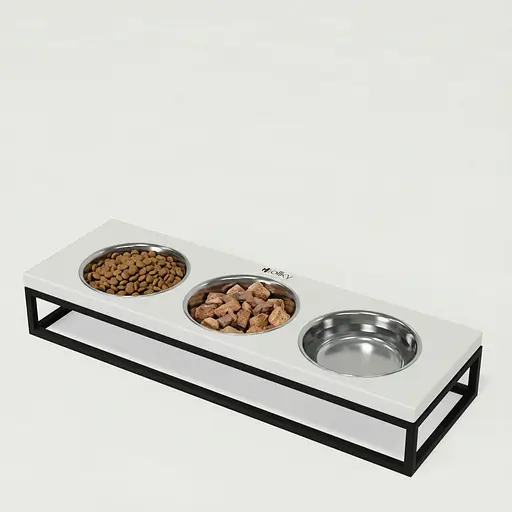 Hollky Base Bar — три миски на підставці (3 × 0,45 л)