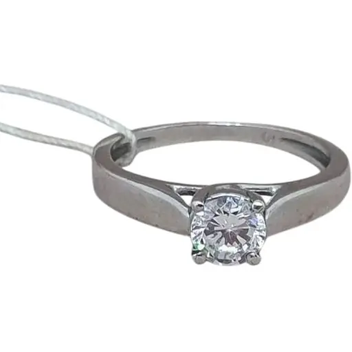 Серебряное кольцо Агни МАЗУРИКА с фианитом. 1103/1Р-CZ 15,5