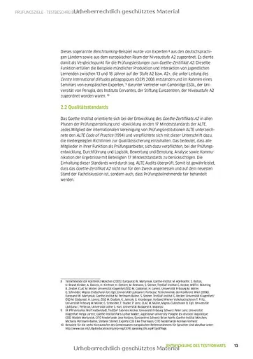 Goethe-Zertifikat A2. Prufungsziele Testbeschreibung fur Jugendliche und Erwachsen - фото 7