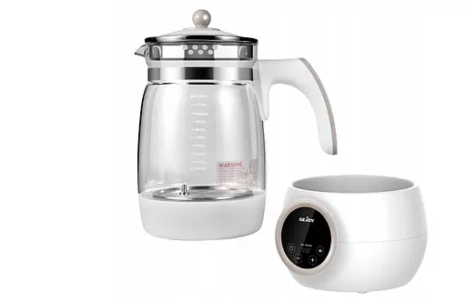 Электрочайник с функцией памяти и поддержания температуры Sejoy TN74 800 Вт белый - фото 4