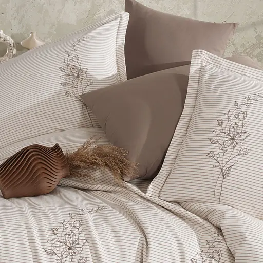 Постільна білизна Eterna Ранфорс з вишивкою Clasy pbe0052085 - фото 2