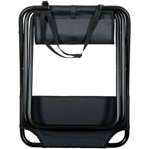 Стул раскладной NeRest NR-22 со спинкой черный - фото 3