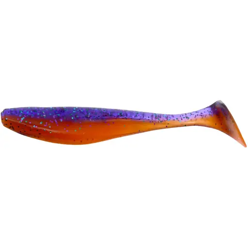 Силикон FishUP Wizzle Shad 3" #207 - Dark Violet/Orange (8 шт/уп)
