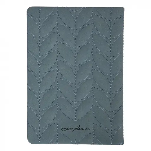 Дневник А5 Leo Planner недатированный Vibe твердый дымчато-голубой 320 страниц (252697) - фото 5