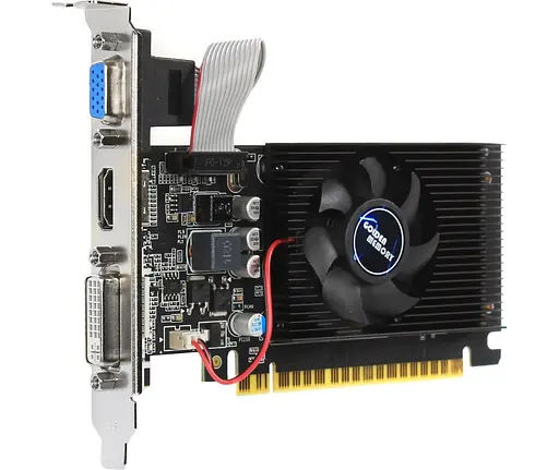 Видеокарта Golden Memory GT 610 2Gb GDDR3, 64-bit, VGA/DVI/HDMI, 810/1333 MHz, Low Profile (GT610D32G64BIT) (GDDR3, 64 bit, PCI-E 3.0 x16) - фото 2
