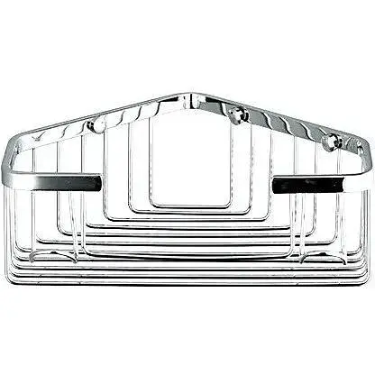 Полиця кутова Frap F351, 240x80 мм, нержавіюча сталь, Хром - фото 1