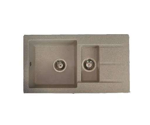 Кухонная мойка Fancy Marble Alabama песочный 107087001 - фото 1