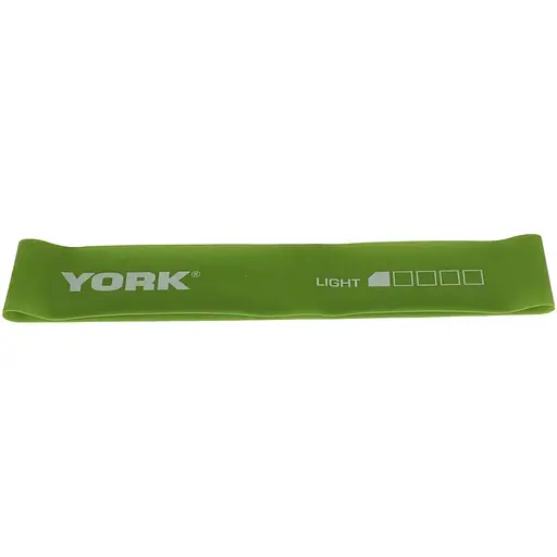 Резинка для фитнеса York Fitness Light, зеленый - фото 3