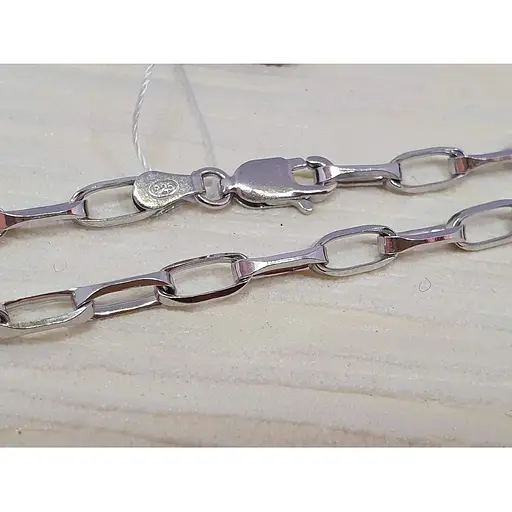 Срібний ланцюжок Аметист Якірне 39003Р 55 - фото 2