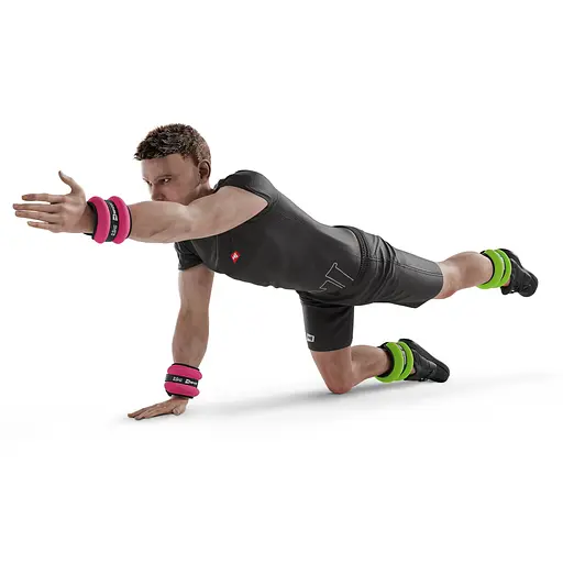 Обважнювачі для ніг та рук Hop-Sport HS-S004WB 2х2кг сині - фото 7