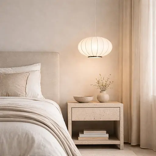 Дизайнерський світильник із полімерним овальним абажуром Ø30x18 см Line F AK03-300 x 180 Білий - фото 1