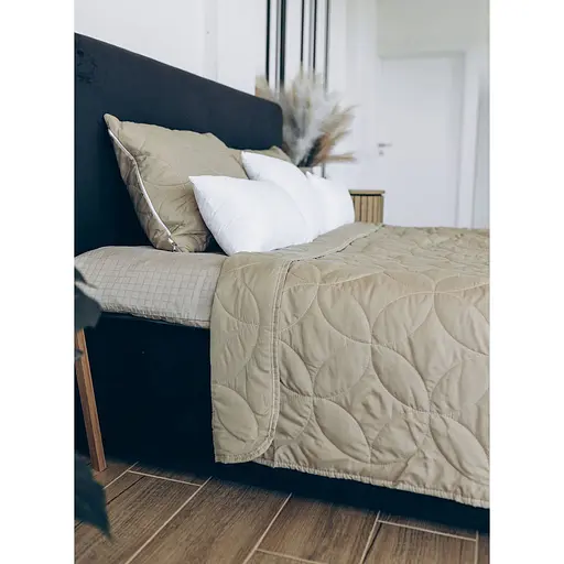 Набір Sonex Hawaii: покривало двостороннє 240х220 см + наволочка 70х50 см 2 шт. коричневий (SO102525) - фото 4