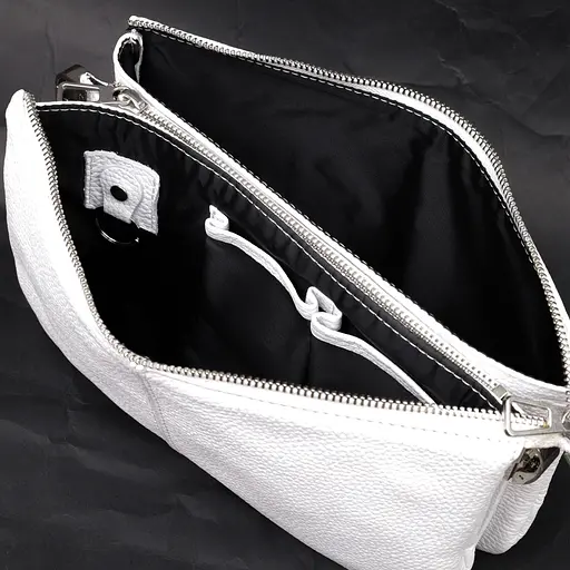 Кожаная женская сумка Grande Pelle 26х15.5х3 см sum0023593 - фото 4