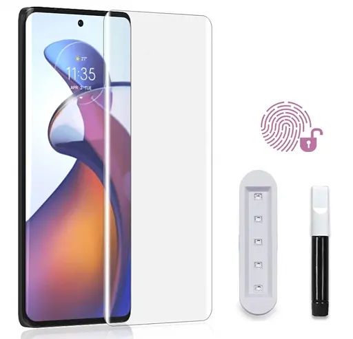 Захисне скло DK UV Curved для Motorola Edge 30 Ultra/Moto X30 Pro clear - фото 3