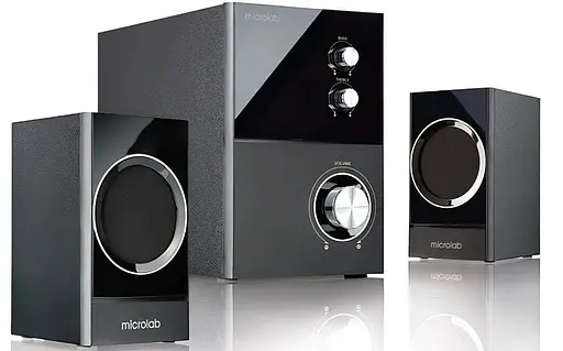 Акустическая система Microlab 2.1 M-223 Black (M-223) - фото 1