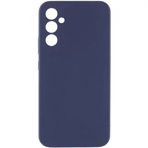 Чехол Lakshmi Silicone Cover Full Camera (AAA) для Samsung Galaxy S24 Темно-синий / Midnight blue