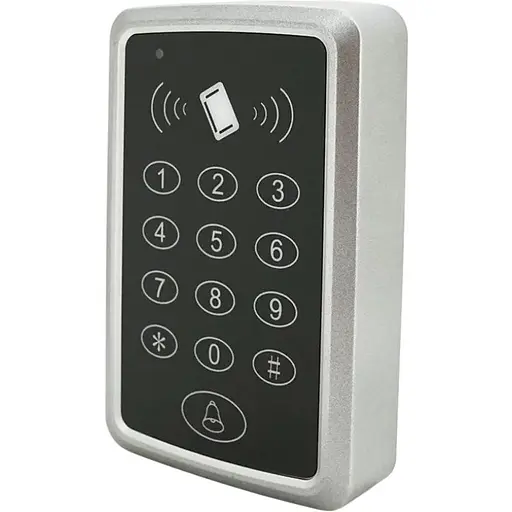 Накладна кодова клавіатура Voltronic внутрішня кнопкова з вбудованим зчитувачем Proximity карт T1-IC (115 х 80 х 23) - фото 1