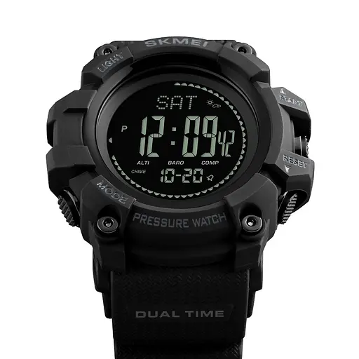 Наручний годинник чоловічий Skmei 1358 Black, 1358BK (12272) - фото 3