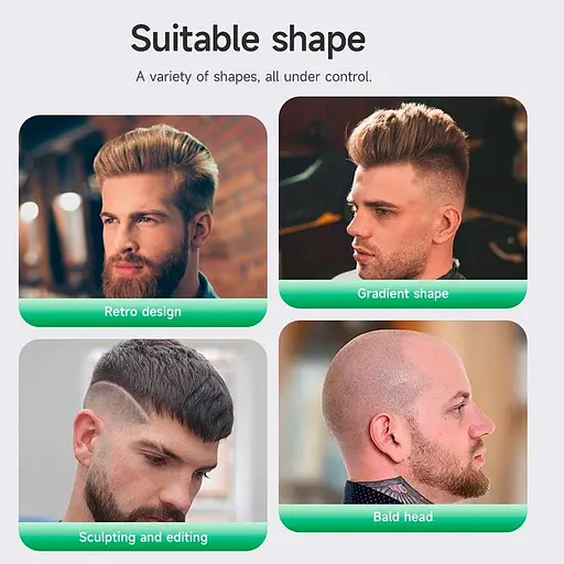 Машинка для стриження волосся HOCO DAR03 Breeze electric hair cutter - фото 8