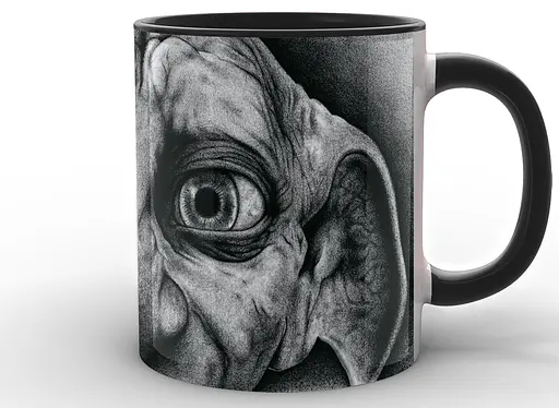 Кружка GeekLand Harry Potter Гаррі Поттер Dobby HP.02.030 чорна - фото 2
