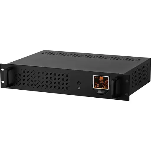 Источник бесперебойного питания 2E RE650, 650VA/360W, RM 2U, LCD, USB, 2xSchuko