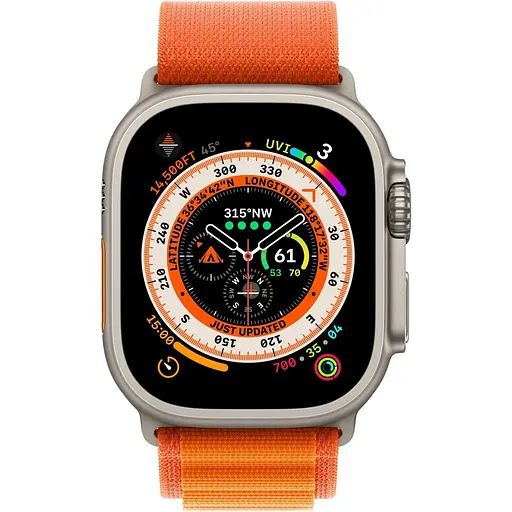 Ремешок Apple High Copy Alpine Loop для Apple Watch 42/44/45/49 mm Orange [133623] - фото 3