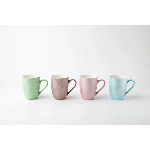 Чашка Vittora Айворі Блискітка 340 мл 1 шт. (127873) - фото 2