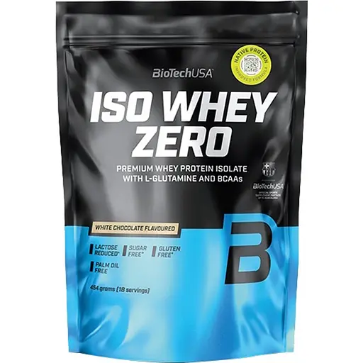 Протеин BiotechUSA Iso Whey Zero 454 g White chocolate