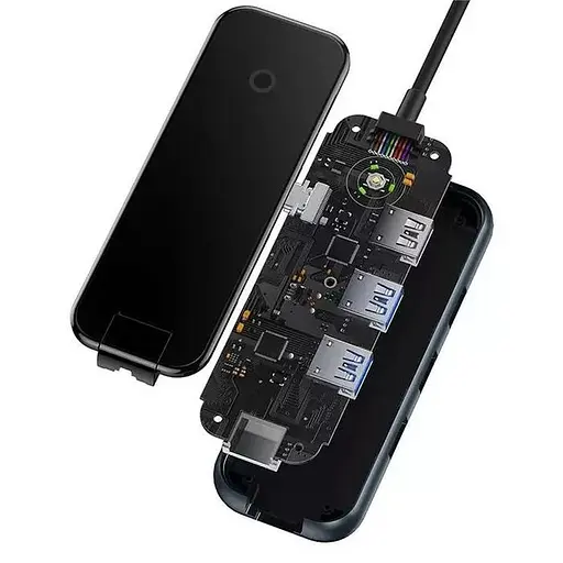 Конвертер - хаб Baseus AcmeJoy 5-Port Type-C адаптер WKJZ010213 - фото 6