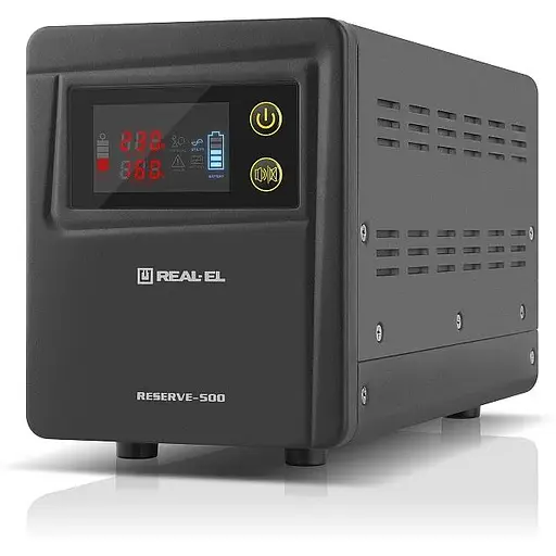 Джерело безпребійного живлення REAL-EL Reserve-500 (EL122100003) - фото 2