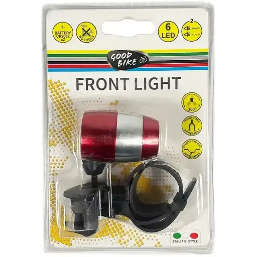 Ліхтарик на батарейках світлодіодний Good Bike Ant 6 LED червоний (92316R-IS) - фото 9