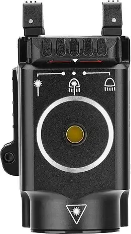 Фонарь с ЛЦВ Olight Baldr Mini Red Laser Black - фото 5