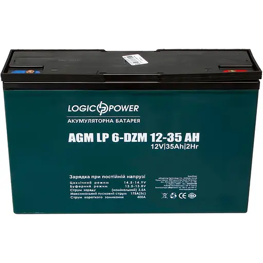 Акумуляторна батарея для ДБЖ LogicPower AGM 12 V / 35 А*ч (9335) - фото 1