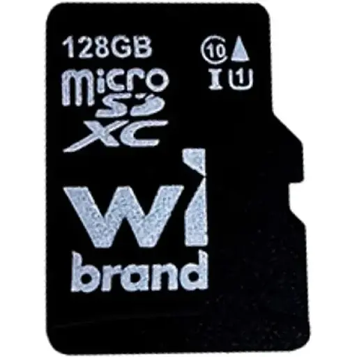 Карта памяти Wibrand 128Gb microSDXC (UHS-1) class 10 (WICDHU1/128GB) - фото 1