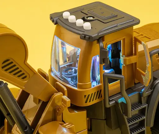 Машинка-конструктор Otamanko Автоконструктор Трактор із грейдером/навантажувач із грейфером для металу 2 в 1 - фото 5