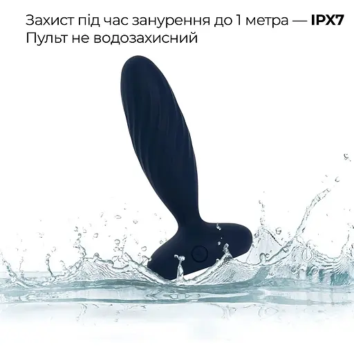 Анальная пробка G Svakom Jordan Navy Blue - фото 9