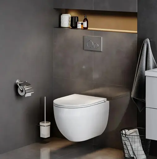 Подвесной унитаз Rea Carlo Flat mini Tornado white REA-C8770, Белый - фото 2