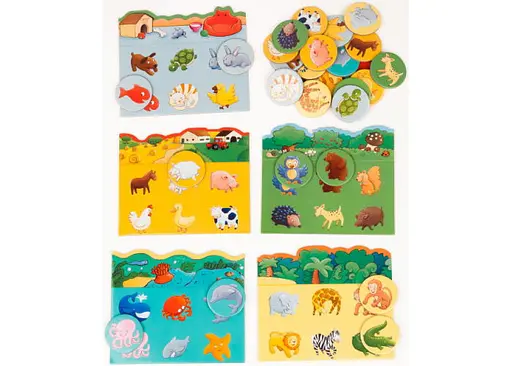 Настольная игра Djeco Детское лото. Животные (Loto Animals, 30 pcs) (DJ08120) - фото 3