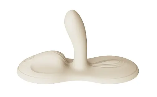 Вібратор Zalo Flora Smart Vibrating Pad 26.2 см білий - фото 2