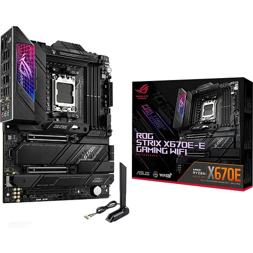 Материнская плата Asus Rog Strix X670E Gaming WiFi Socket AM5 - фото 2