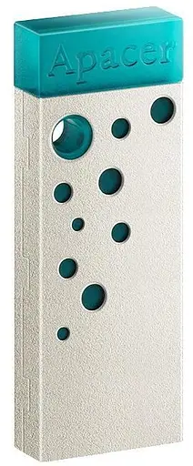 Флеш-накопичувач Apacer 64GB USB2.0 AH11J Turquoise Green (AP64GAH11JG-1) - фото 1