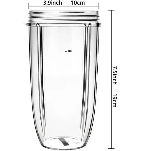 Пластиковий стакан для блендера-подрібнювача (харчовий екстрактор) NUTRIBULLET 600 Вт 900 Вт 900 мл