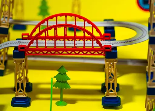 Игровой набор Otamanko Храбрый Паровозик трюковая железная дорога 207 деталей - фото 3